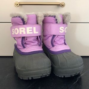 SOREL toddler snow commander boots